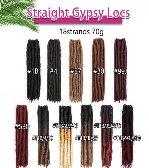 Faux Gypsy locs 24"