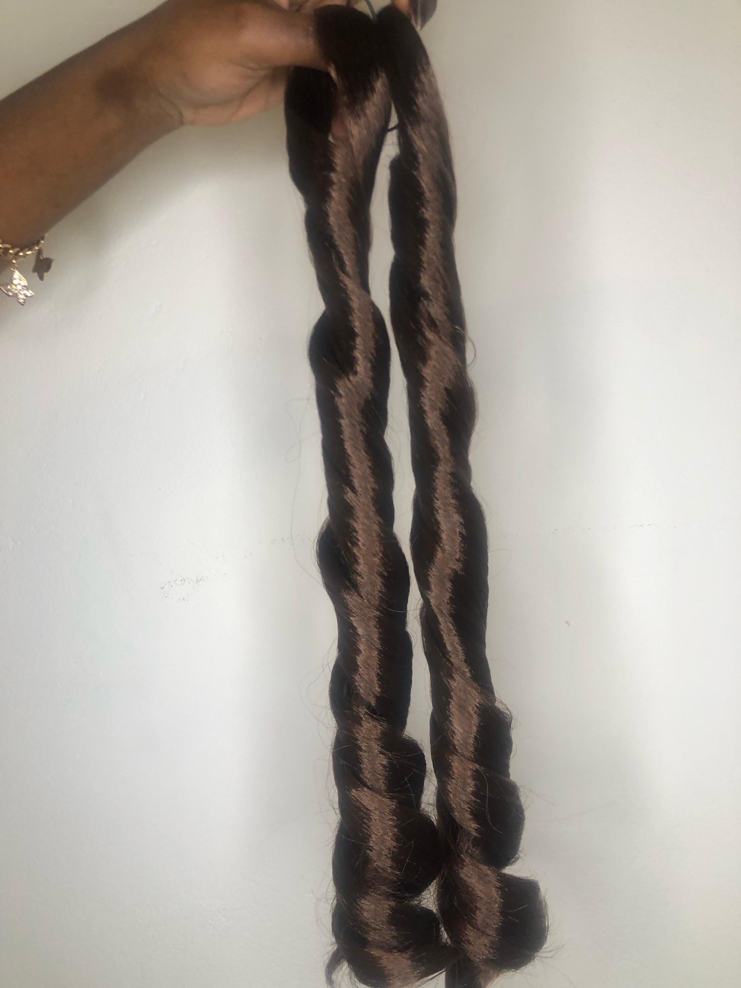French curl braids.