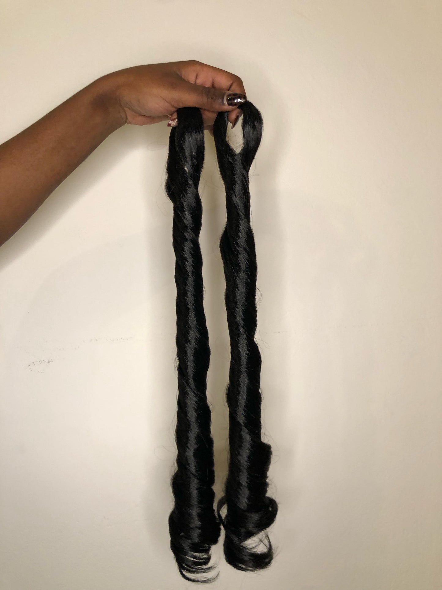 French curl braids.