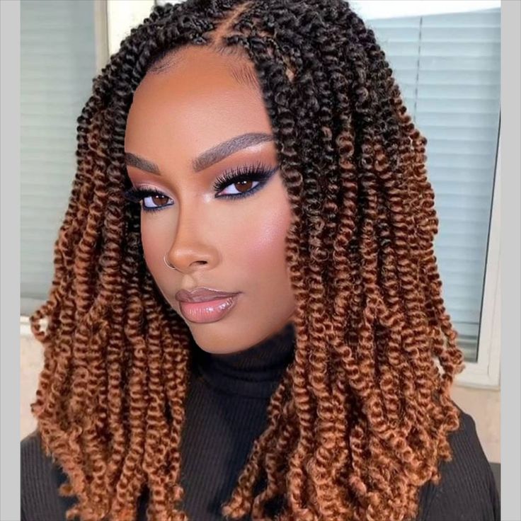 Spring twists braiding hair