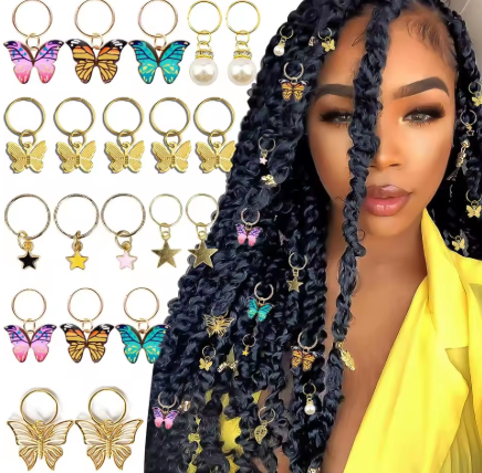 20Pcs Butterfly Braid Clips
