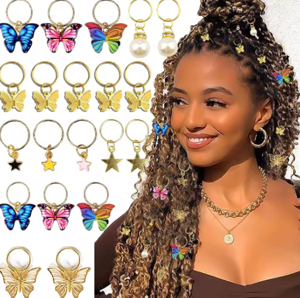 20Pcs Butterfly Braid Clips
